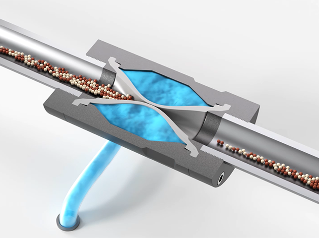 氣動(dòng)管夾閥工作原理